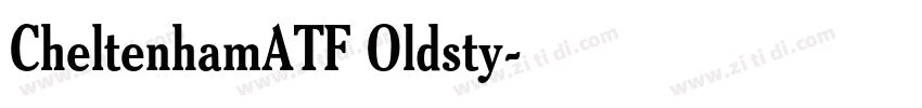 CheltenhamATF Oldsty字体转换